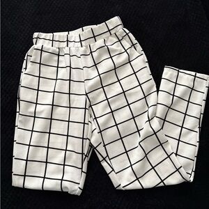Black and White Pants